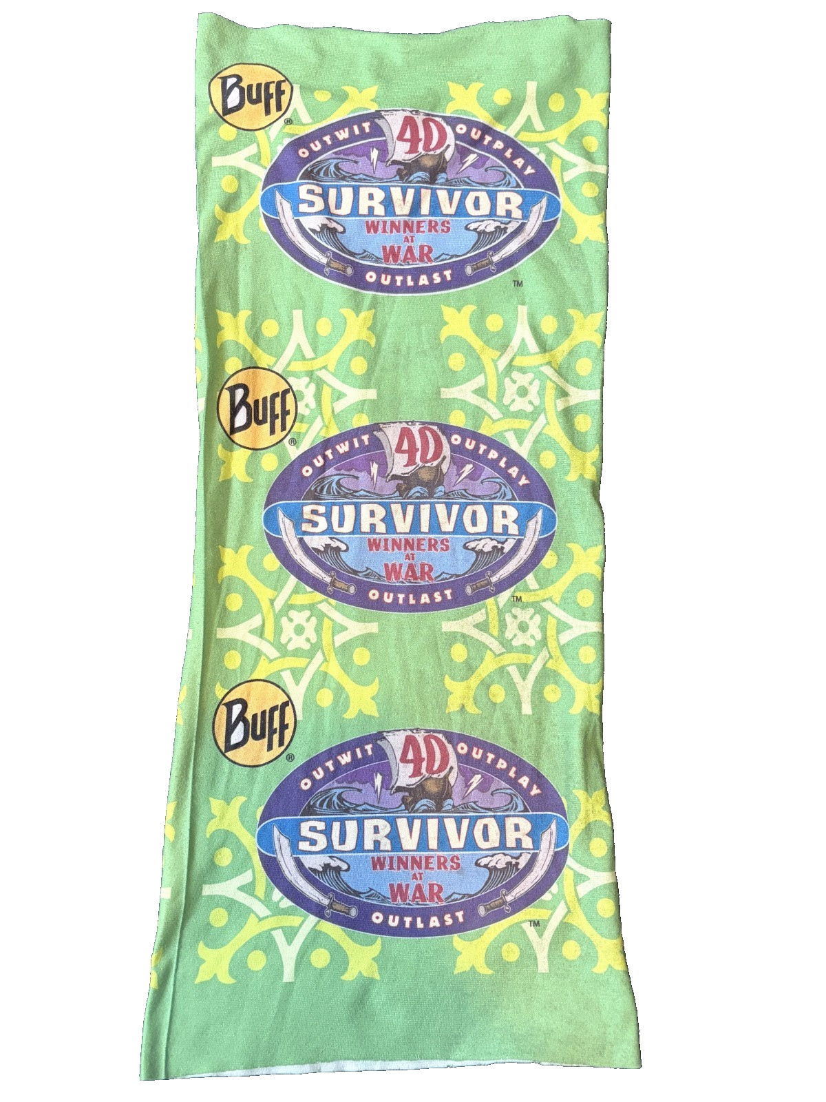 Official Survivor Buff – Yara Tribe (Winners at War Season 40) VERY RARE, Used