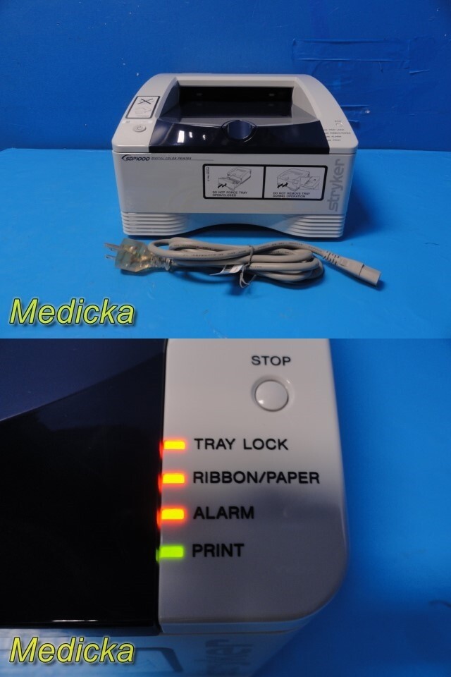 2021 Stryker SDP1000 Digital Medical Color Endoscopy Printer ~ 30754