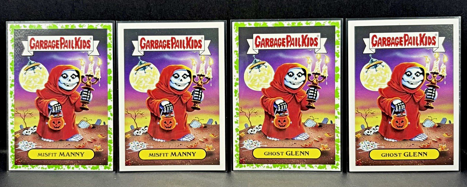 2017 Topps Garbage Pail Kids Misfit Manny + Ghost Glen Bundle 9a/b 2017 Topps Garbage Pail Kids Misfit Manny + Ghost Glen Bundle 9a/b