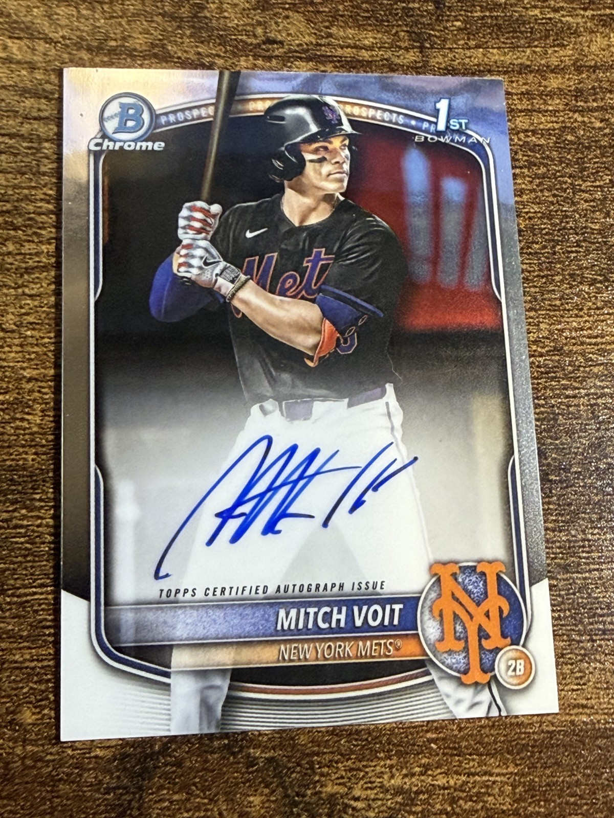 MITCH VOIT 2025 Bowman Draft #CPA-MV 1st Chrome Auto MITCH VOIT 2025 Bowman Draft #CPA-MV 1st Chrome Auto
