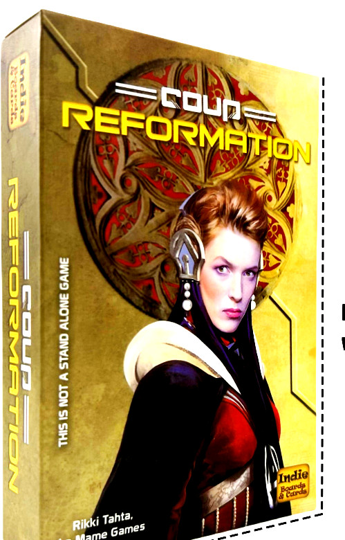 Indie Boards & Cards Coup Card Game Reformation Expansion 2nd Edition