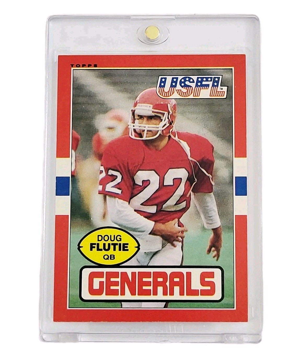 Doug Flutie Vintage 1985 Topps USFL Rookie Card Doug Flutie Vintage 1985 Topps USFL Rookie Card