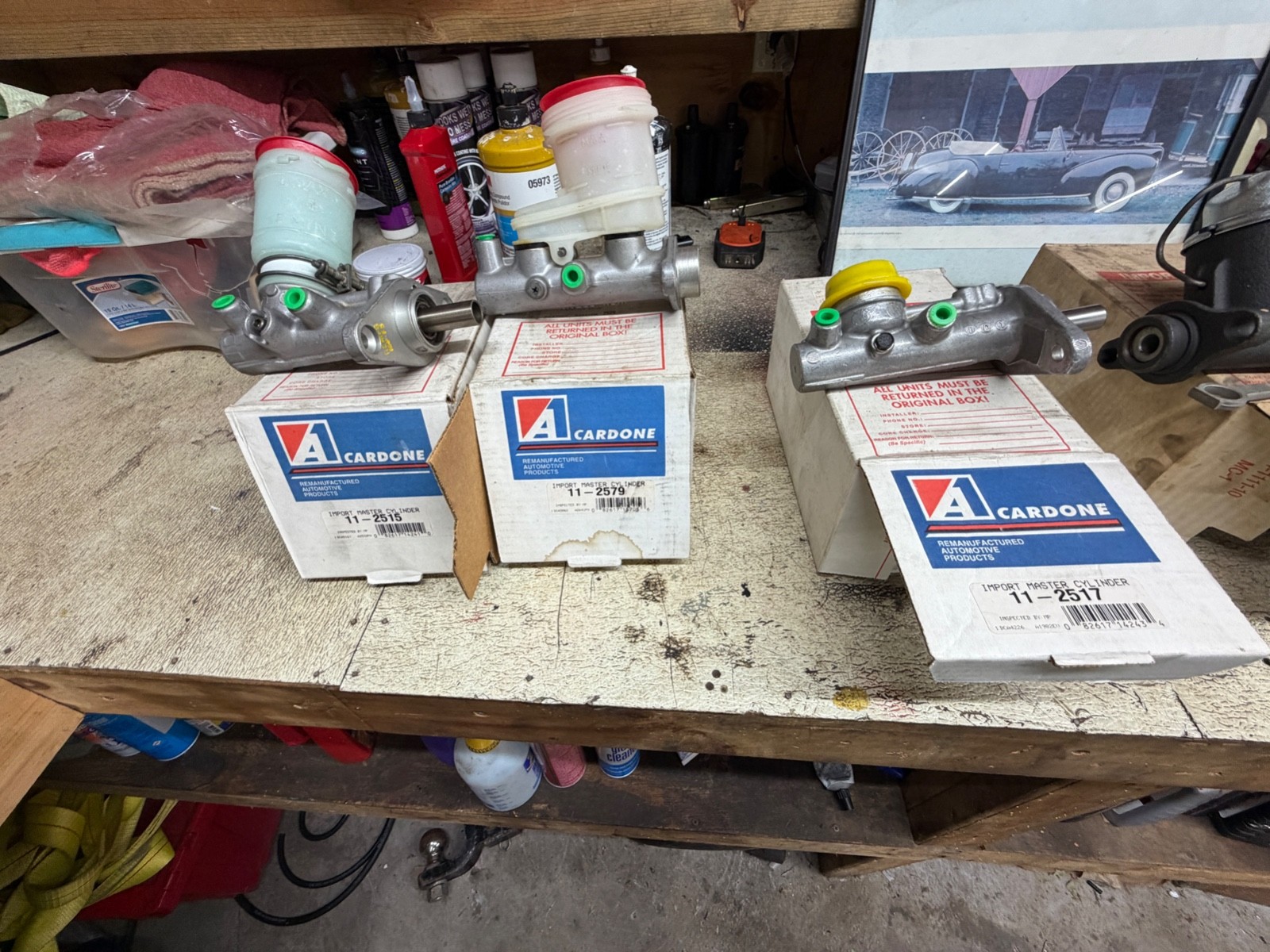CARDONE MASTER CYLINDER 11-2517 '''READ THE LISTING''' CARDONE MASTER CYLINDER 11-2517 '''READ THE LISTING'''