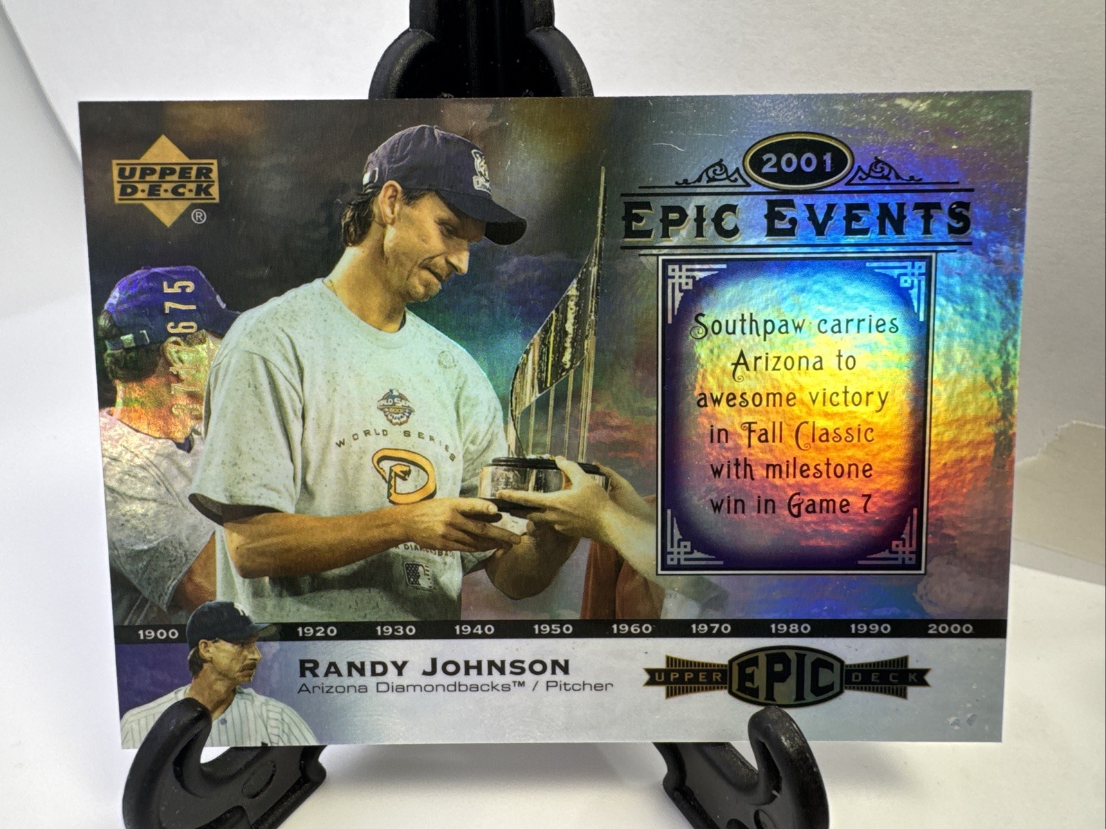 2006 Upper Deck Epic Events Randy Johnson #EE58 /675 2006 Upper Deck Epic Events Randy Johnson #EE58 /675
