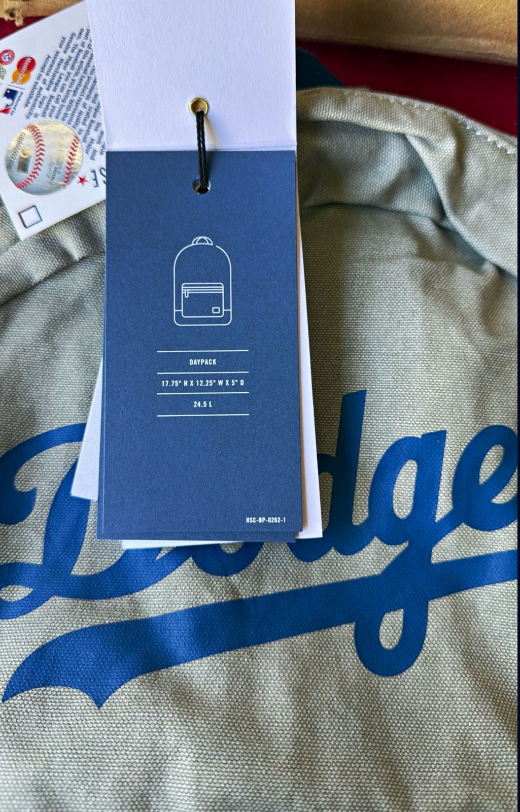 Herschel x MLB Los Angeles Dodgers Daypack Backpack Cotton Casuals NWT Herschel x MLB Los Angeles Dodgers Daypack Backpack Cotton Casuals NWT