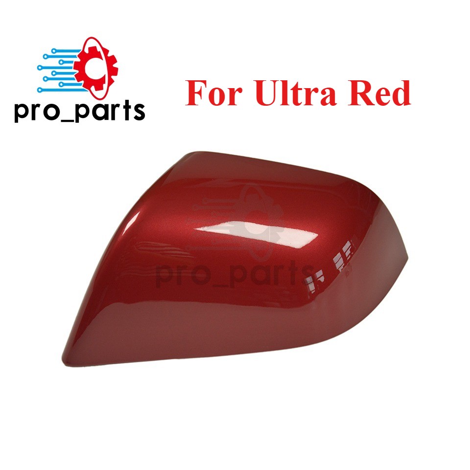 RED LEFT Side View Mirror For 1594112-00-B Tesla Model Y 2020-2024 Ultra Red