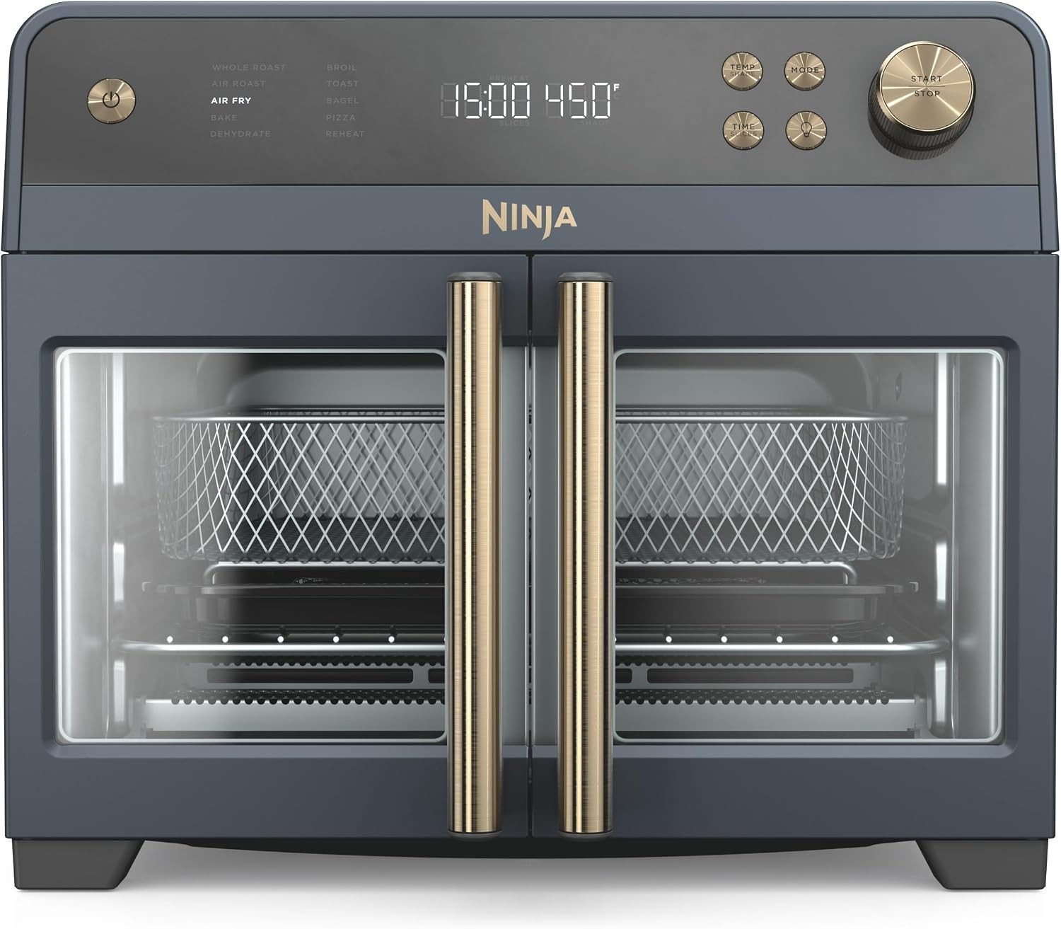 Ninja French Door Premier Air Fry Oven, 10-in-1, Cyberspace, FO101BL NEW