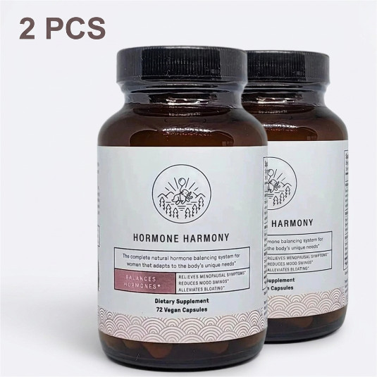 2PCS Happy Mammoth Hormone Harmony Women Hormonal Support, 72 Capsules