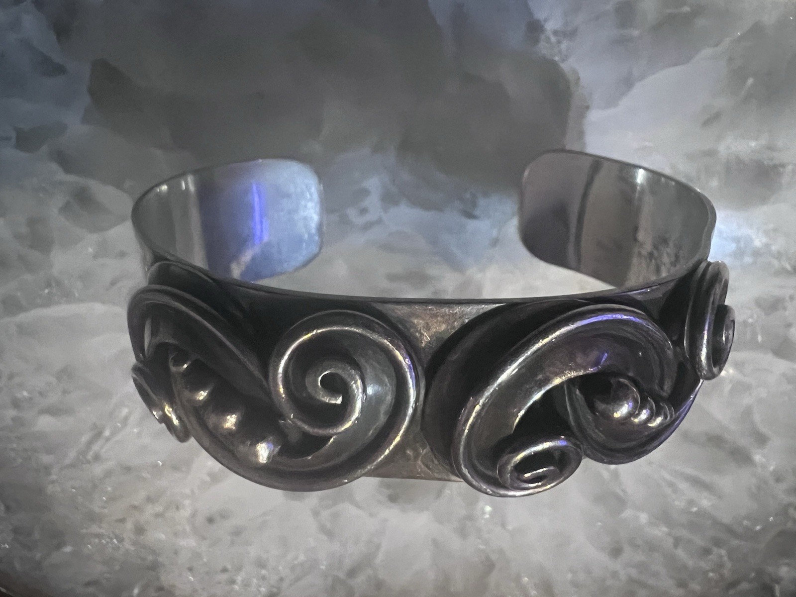 Vintage Alphonse La Paglia International Sterling Silver Cuff Bracelet 925 Vintage Alphonse La Paglia International Sterling Silver Cuff Bracelet 925