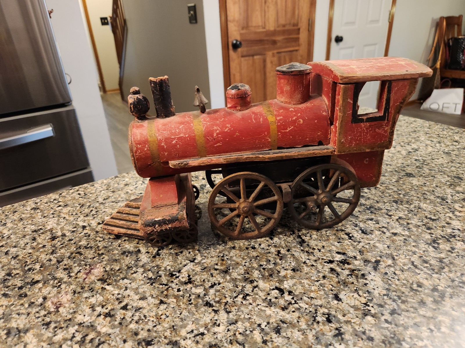 EXTREMELY RARE VINTAGE 1880\'s David Clark Hill Climber Train Engine 13\