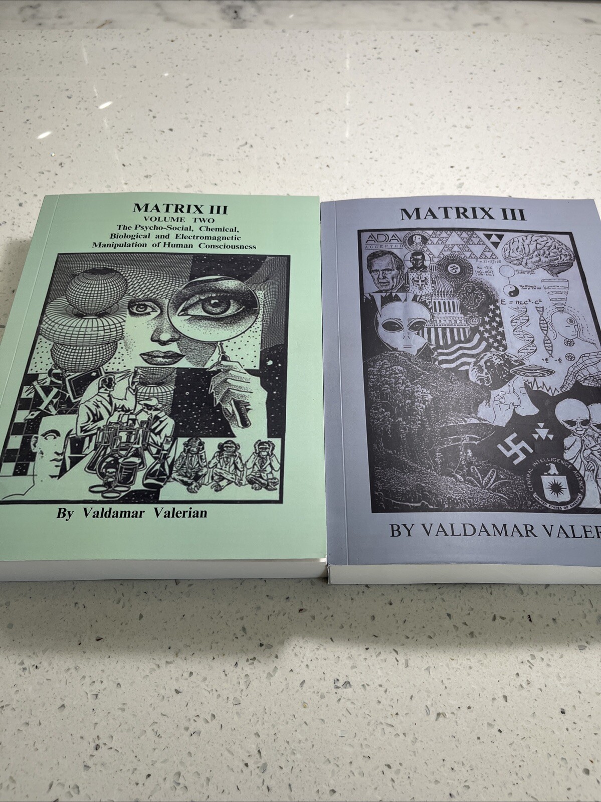 MATRIX III Volume I 1 & 2 II,UFO,Alien,Valdamar Valerian,Large 8.5*11”,REPRINT MATRIX III Volume I 1 & 2 II,UFO,Alien,Valdamar Valerian,Large 8.5*11”,REPRINT