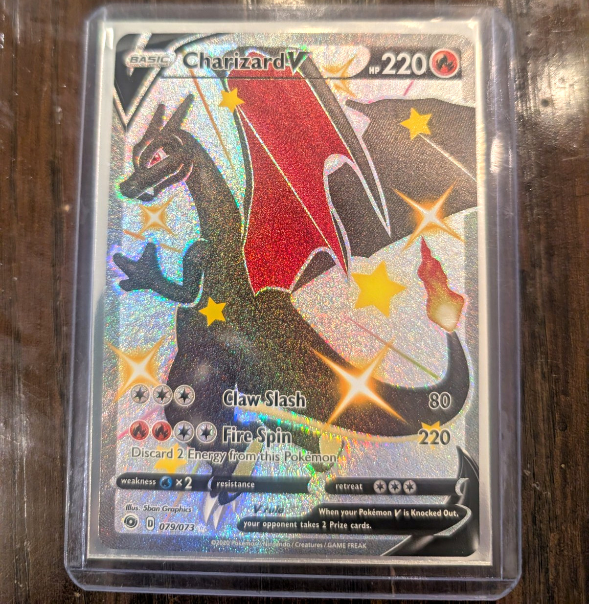 The Pokémon Company Charizard V 79/73 Champions Path Secret Rare Full Art Holo The Pokémon Company Charizard V 79/73 Champions Path Secret Rare Full Art Holo