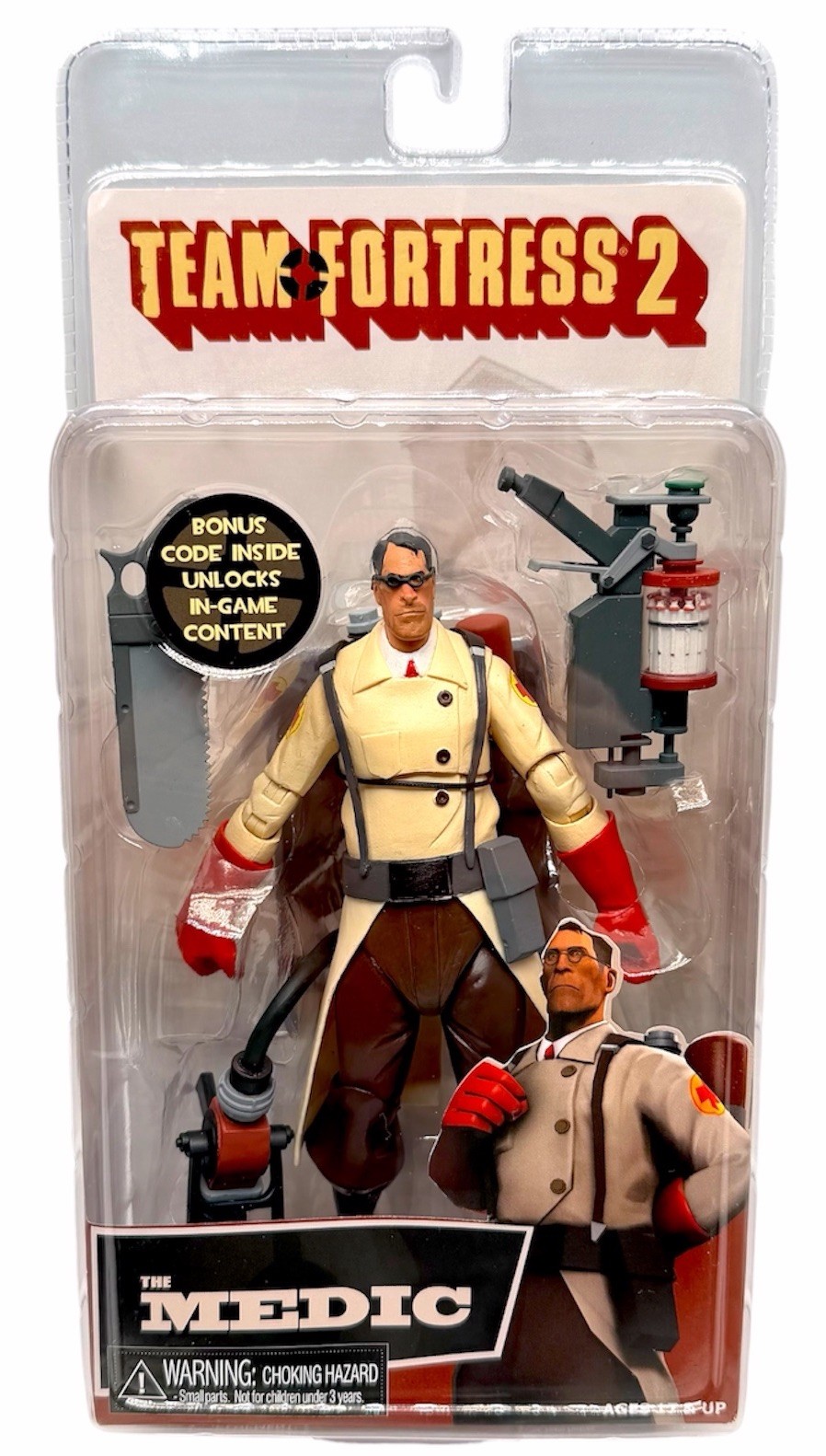 NECA Team Fortress 2 The Red Medic Action Figure Valve Collectible 2018 New