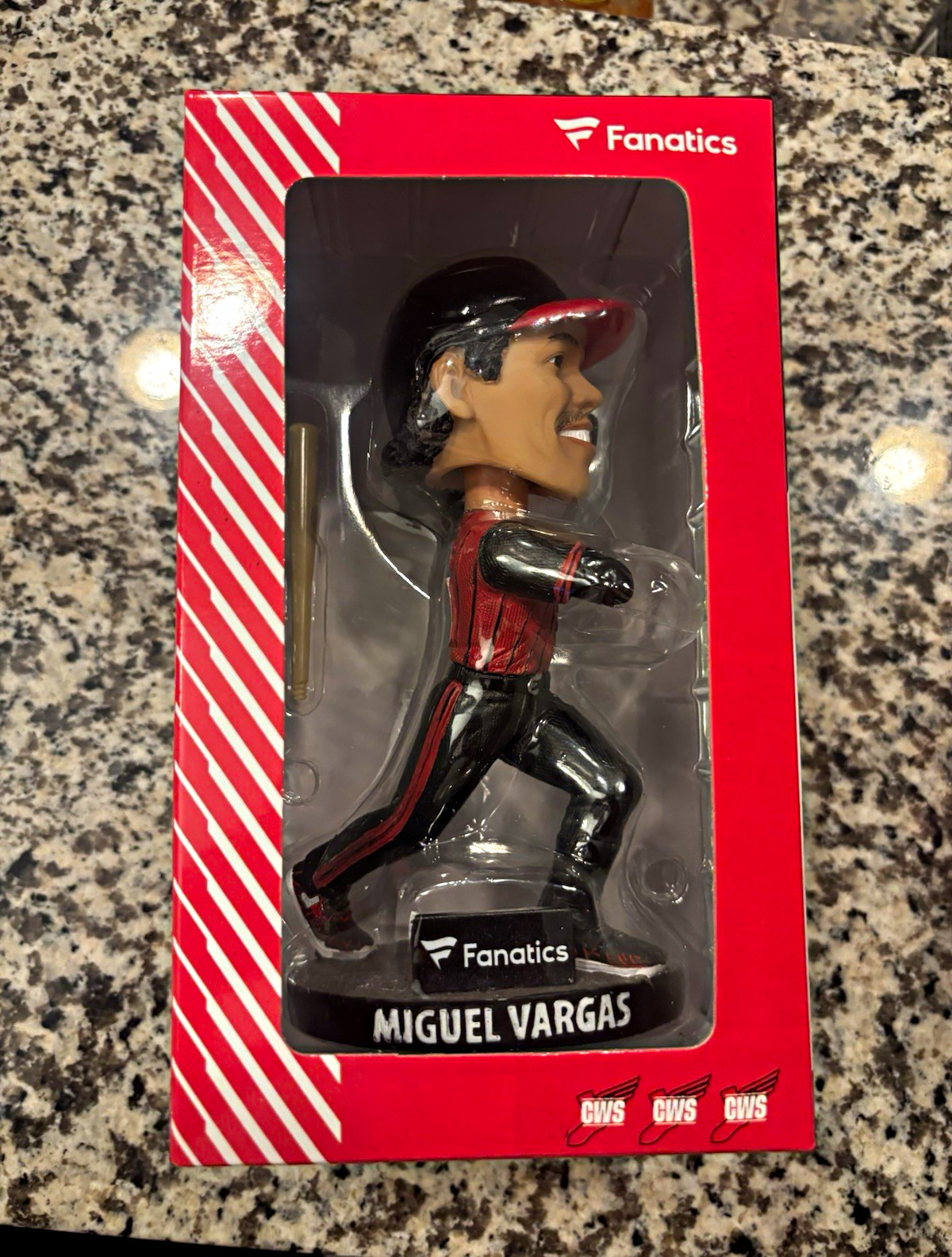 Fanatics Miguel Vargas Chicago White Sox #20 Bobblehead Baseball w/ Bat Fanatics Miguel Vargas Chicago White Sox #20 Bobblehead Baseball w/ Bat