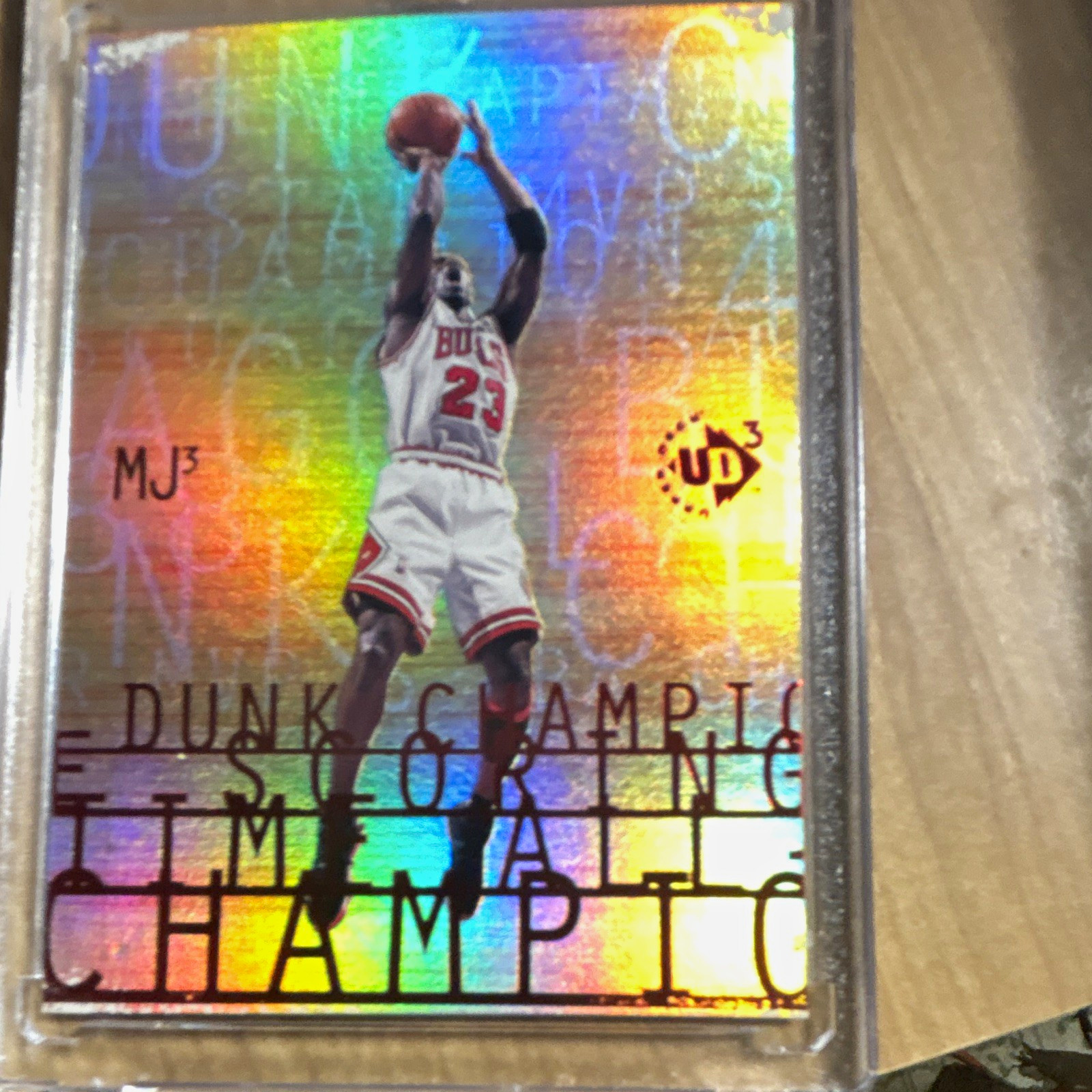 Upper Deck 1997 UD3 Michael Jordan Chicago Bulls #MJ3-2 Dunk Champion Insert