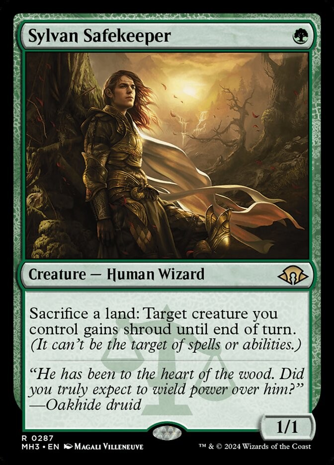 MTG Magic the Gathering Sylvan Safekeeper (287/719) Modern Horizons 3 LP