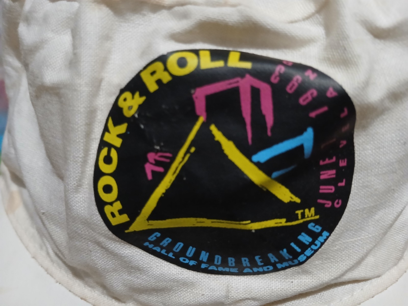 VINTAGE 1993 Rock & Roll Hall of Fame Groundbreaking Painters Hat Cap DEADSTOCK