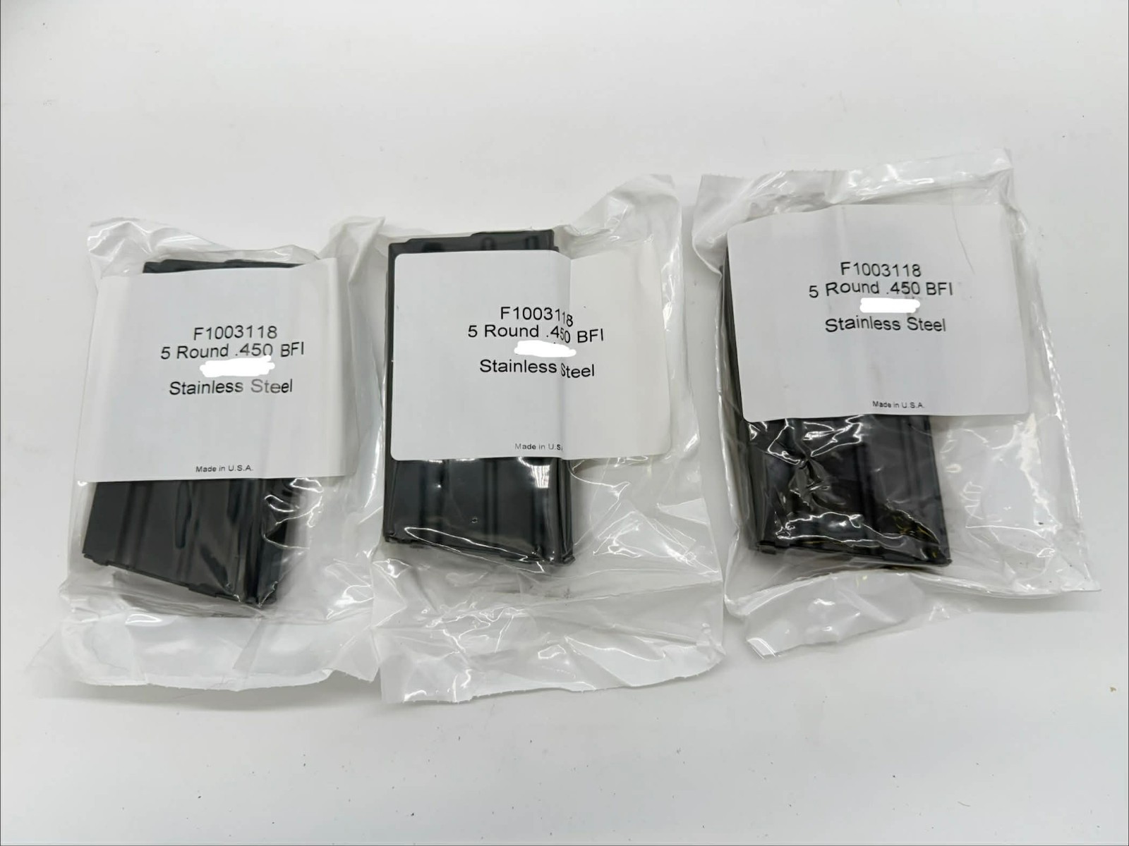 3 - NEW .450 BM - 5rd Factory Magazines 450 3 - NEW .450 BM - 5rd Factory Magazines 450