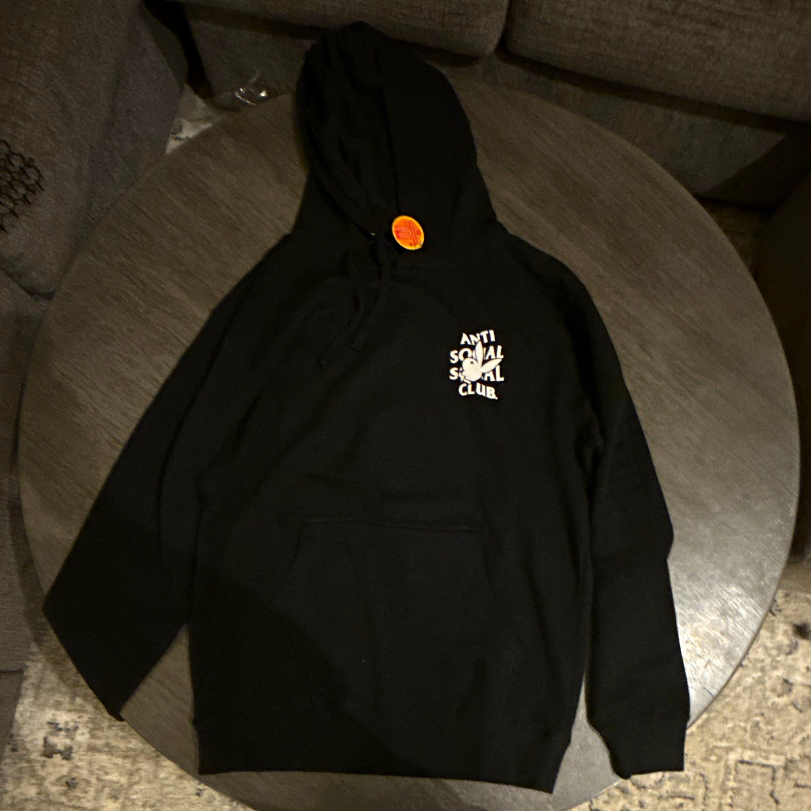 Anti Social Social Club Men’s Black Pullover Hoodie M Bunny Graphic Pockets NWT Anti Social Social Club Men’s Black Pullover Hoodie M Bunny Graphic Pockets NWT