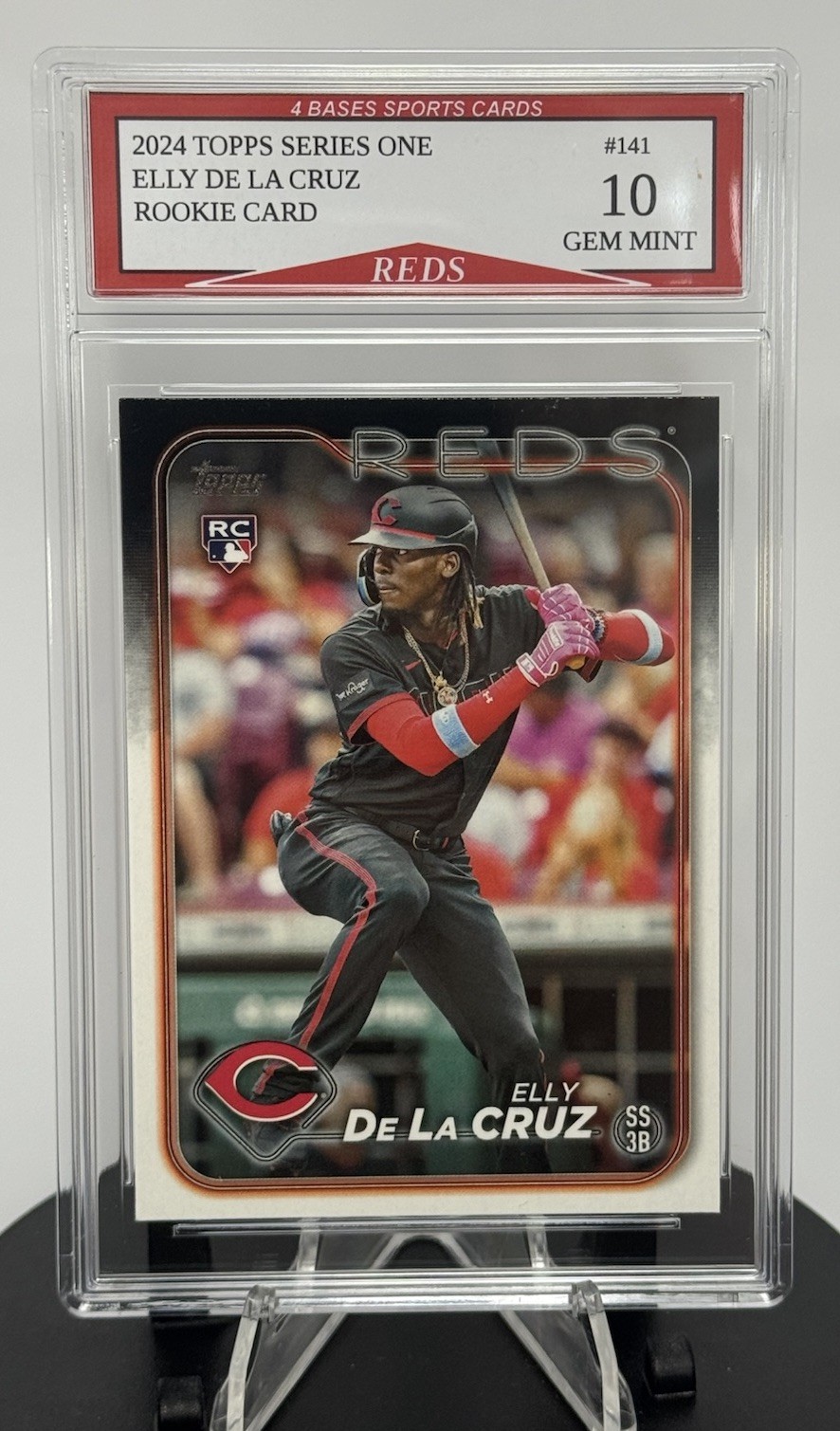 2024 Topps Series One Elly De La Cruz Reds Rookie Card #141 2024 Topps Series One Elly De La Cruz Reds Rookie Card #141