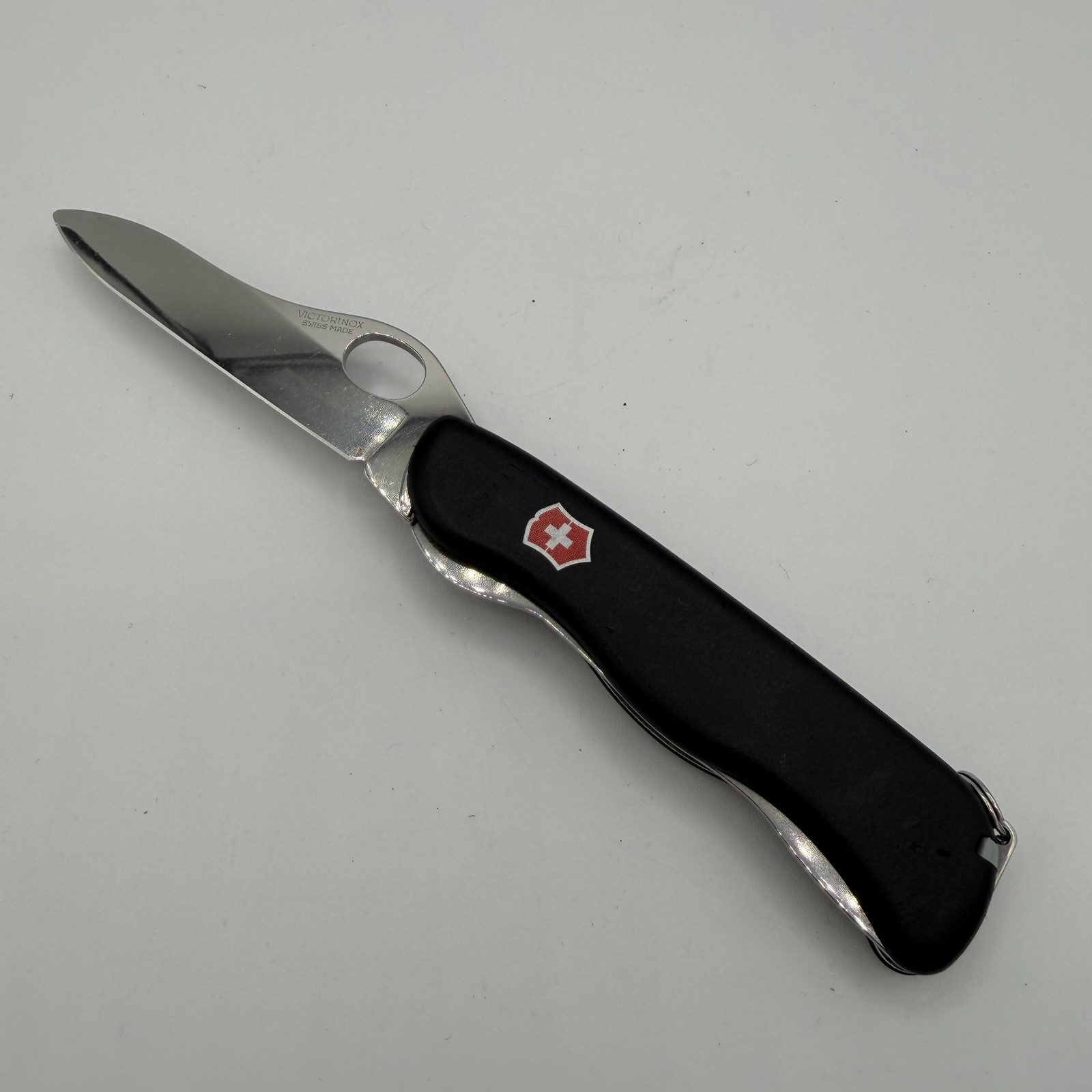Victorinox Sentinel Clip 111mm Swiss Army Folding Pocket Knife Black Z1