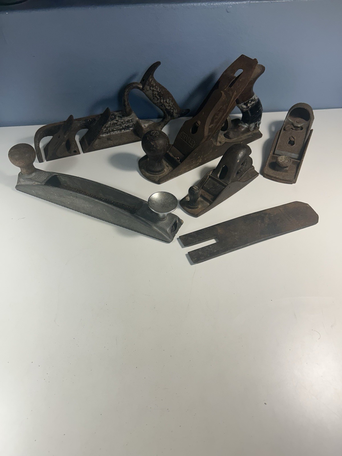 Vtg Stanley Hand Plane Parts Lot-No 4, No 78, 102, Surform 296, Cast Steel Vtg Stanley Hand Plane Parts Lot-No 4, No 78, 102, Surform 296, Cast Steel
