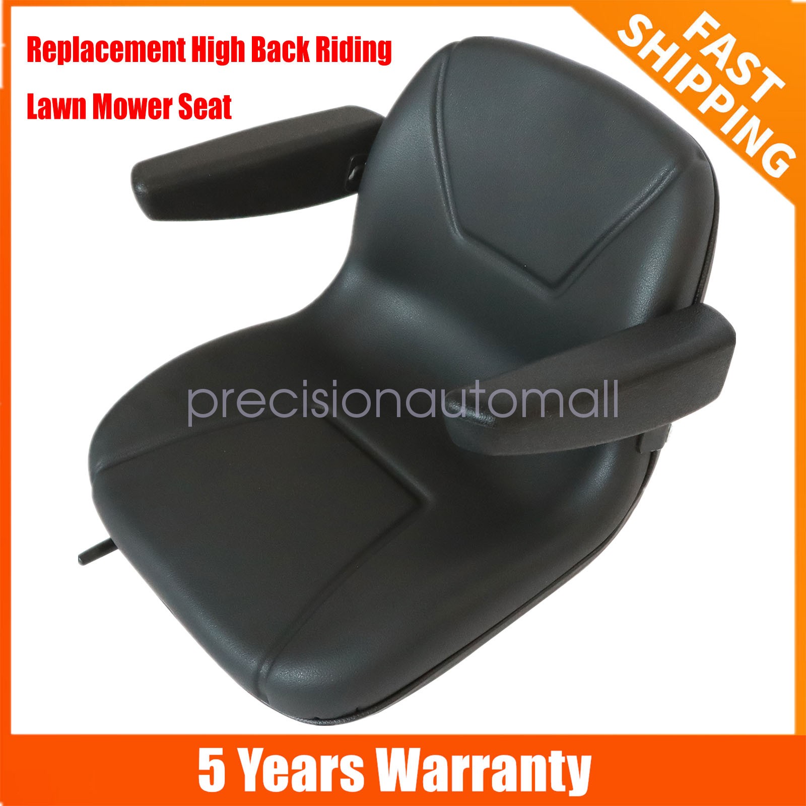 For National Snapper Yazoo Replacement High Back Tractor Forklift Digger Seat