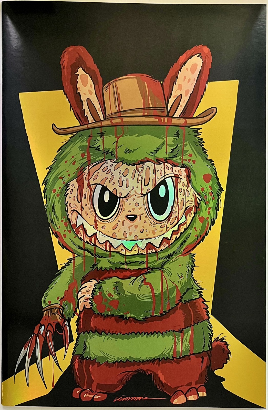 FAME FREDDY BLOODY #1 LABUBU FOIL DALLAS FAN EXPO BY GORKEM DEMIR FAME FREDDY BLOODY #1 LABUBU FOIL DALLAS FAN EXPO BY GORKEM DEMIR