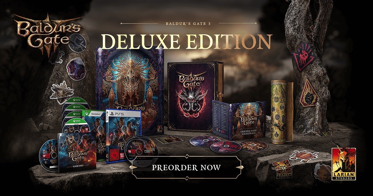 *PRESALE* Baldurs Gate 3 Physical Deluxe Edition PlayStation 5 Sealed US Version *PRESALE* Baldurs Gate 3 Physical Deluxe Edition PlayStation 5 Sealed US Version