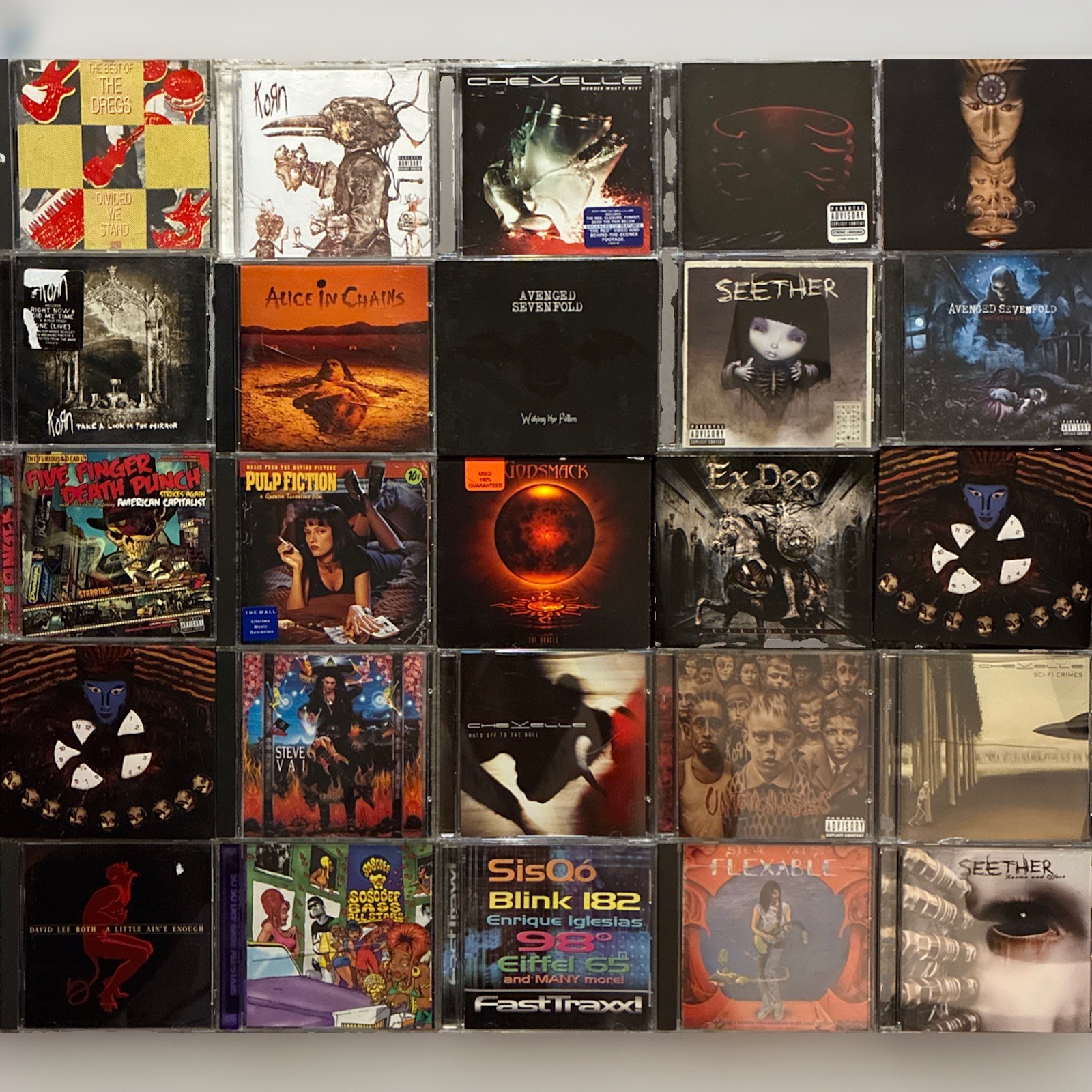 LOT OF 25 NU Metal CDs - RARE Obscure TOOL KORN CHEVELLE GODSMACK SEETHER Y2K LOT OF 25 NU Metal CDs - RARE Obscure TOOL KORN CHEVELLE GODSMACK SEETHER Y2K