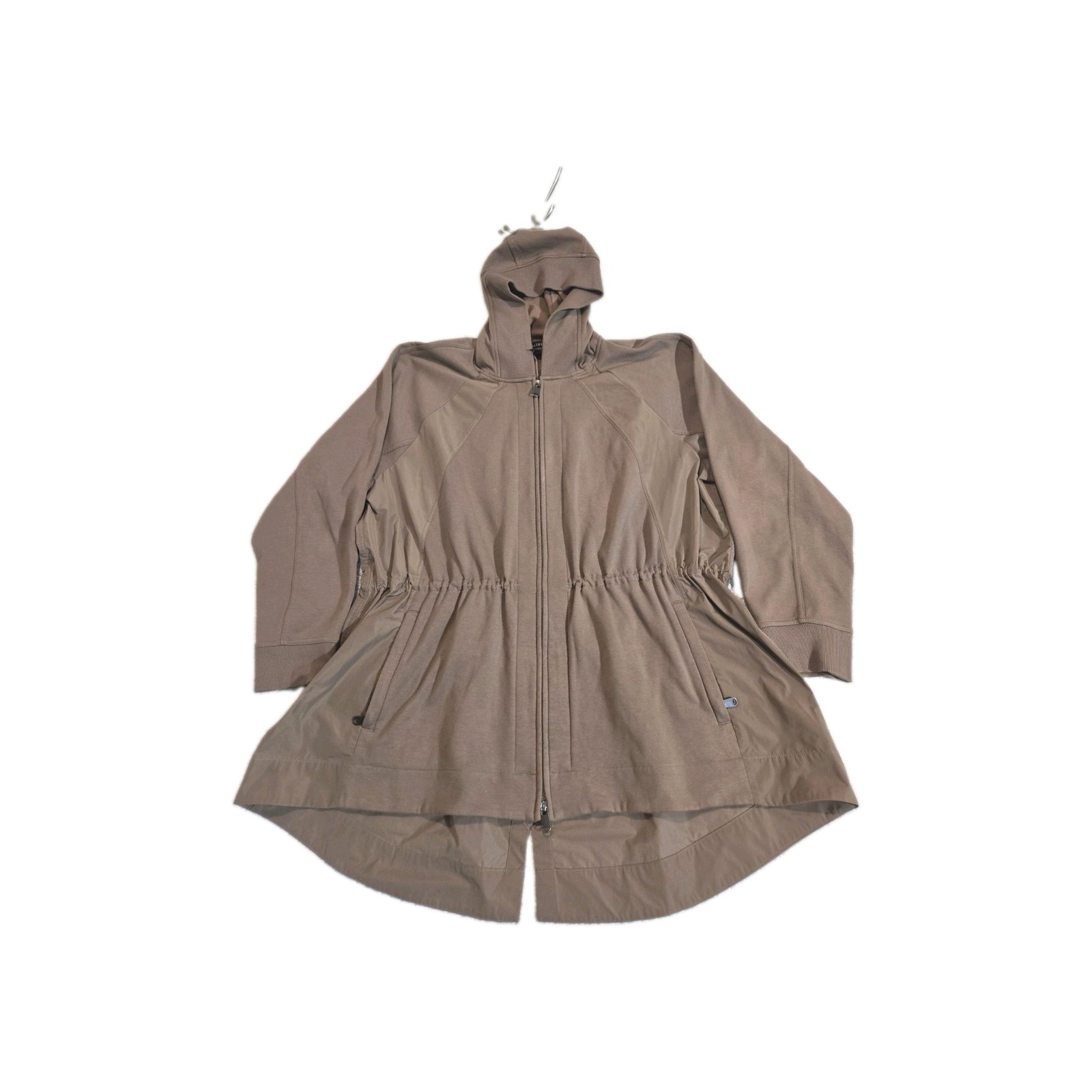 Athleta Sz 1X Hooded Jacket Triumph Hybrid Full Zip Nwot Pockets Brown Athleta Sz 1X Hooded Jacket Triumph Hybrid Full Zip Nwot Pockets Brown