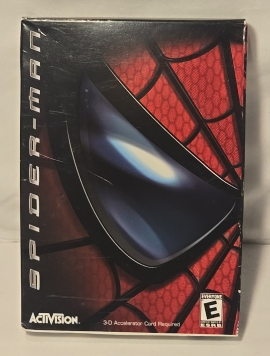 Spider-Man PC Box 2002 Activision Factory Sealed Marvel Movie Game New Sealed Spider-Man PC Box 2002 Activision Factory Sealed Marvel Movie Game New Sealed