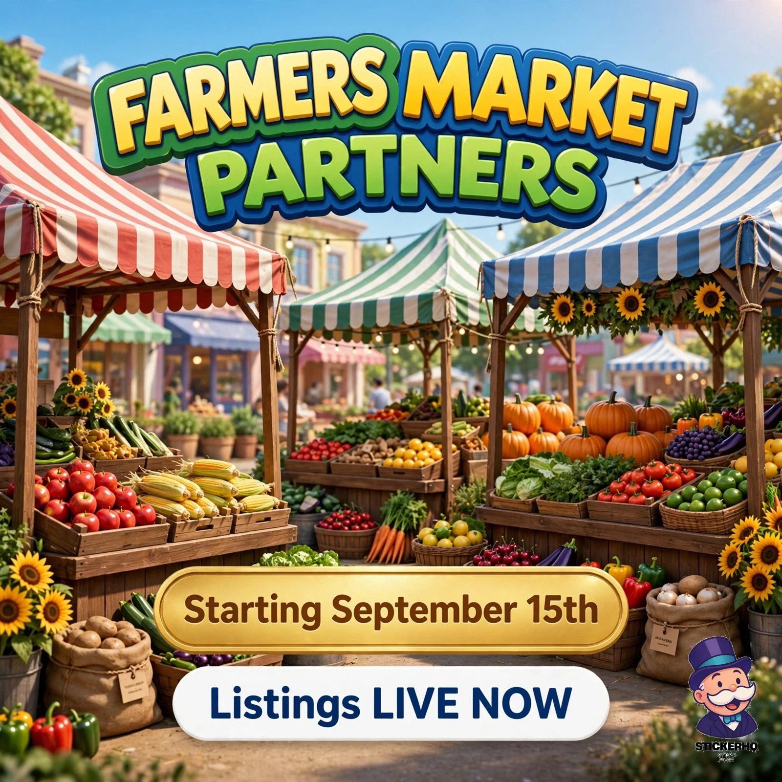 FARMERS MARKET PARTNERS EVENT Full Carry 80k Points 4-6 HOURS ( 15th SEPT 2026 ) FARMERS MARKET PARTNERS EVENT Full Carry 80k Points 4-6 HOURS ( 15th SEPT 2026 )