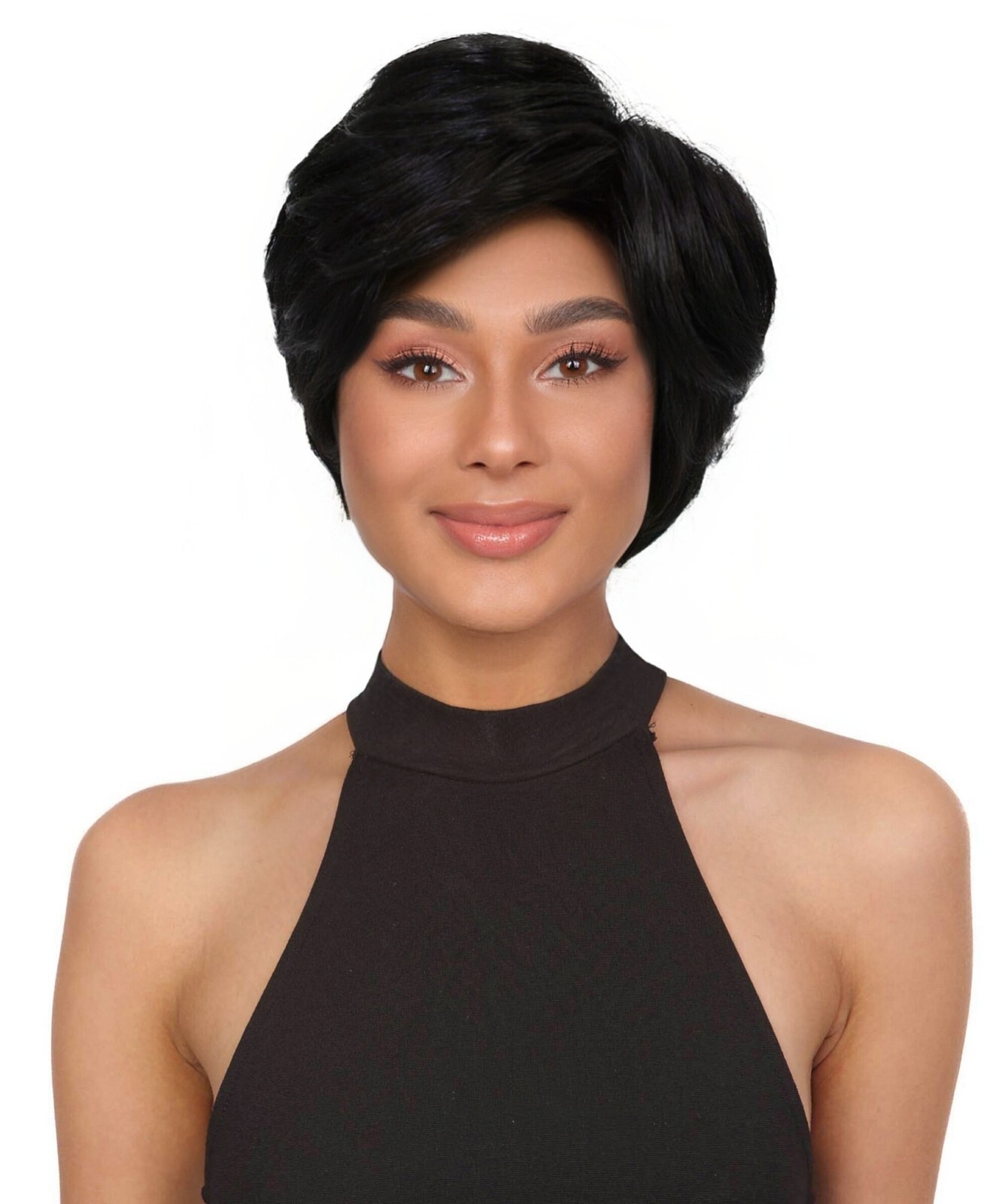 Kalani Sleek Classic Bob Style with Soft Layers Short wavy Wig, BF-0027