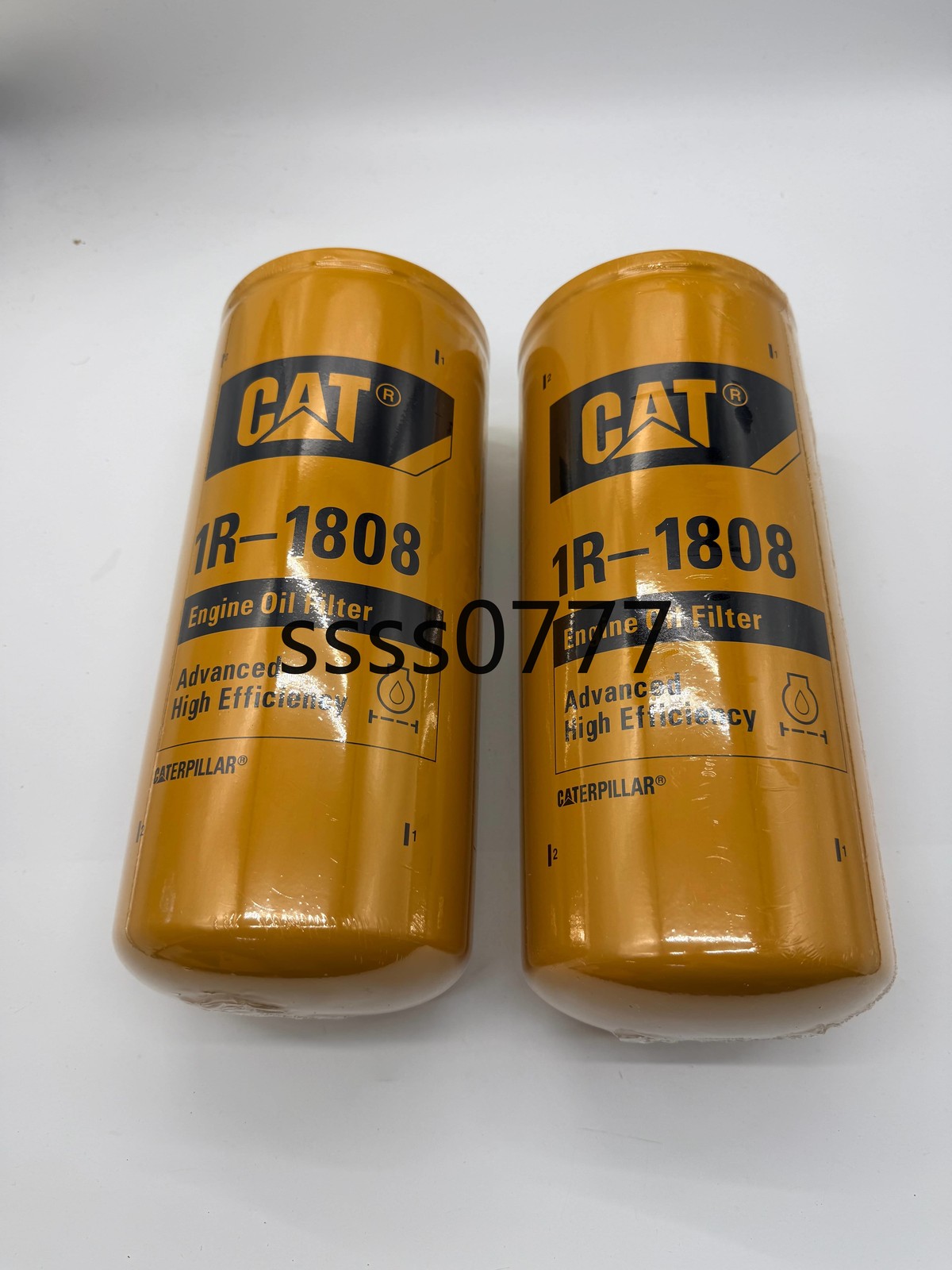 2pcs Caterpillar 1R1808 Engine Oil Filter 3406 C15 Genuine Advanced Efficiency
