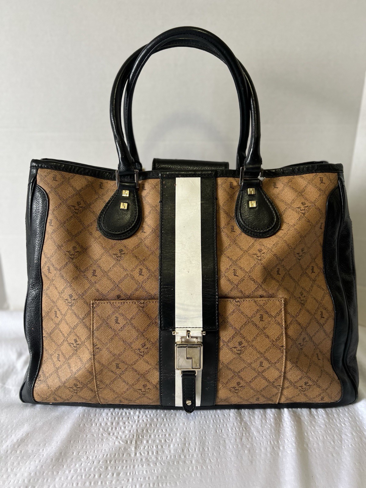 L.A.M.B. By Gwen Stefani Galloway SATCHEL Luxury Designer Handbag #624 Has Flaws