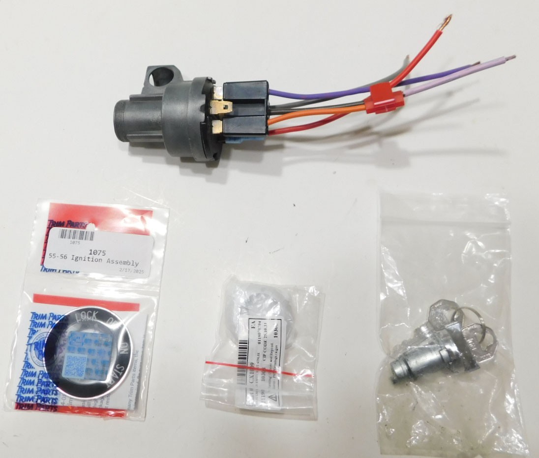 ignition switch assembly  1955 1956 chevy belair 210 150 wagon  #1