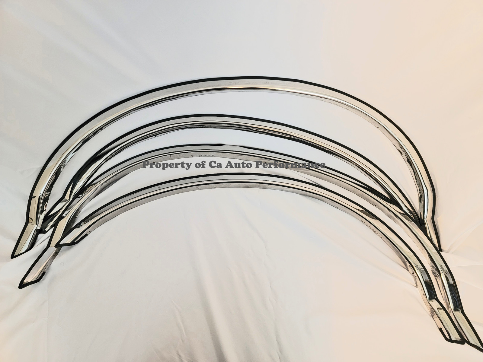 Fits F-150 Bronco F-250 F-350 1987-1996 Chrome Polished Stainless Fender Trim 1