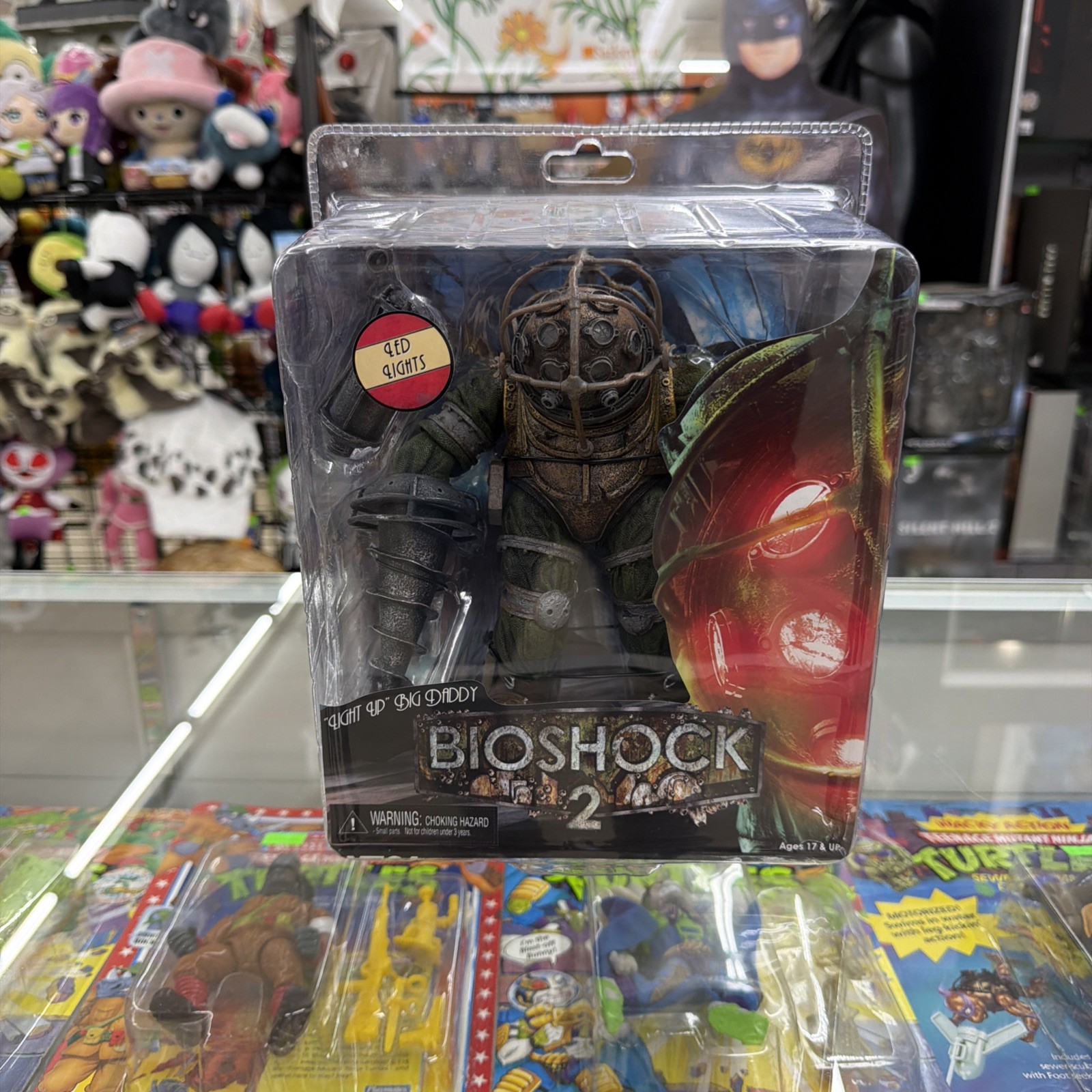 NECA BIOSHOCK 2 BIG DADDY BOUNCER LED LIGHT UP ACTION FIGURE NEW US