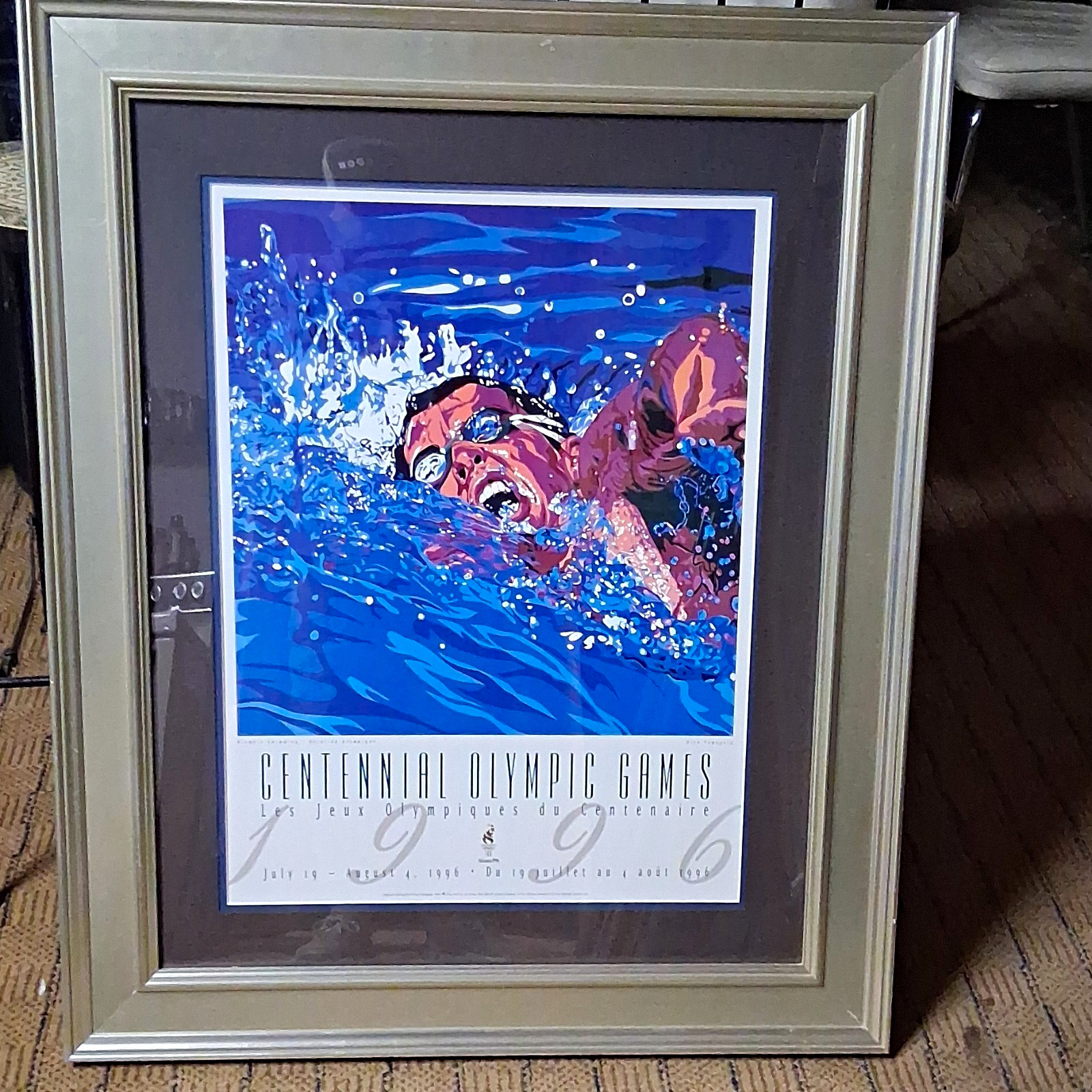 Centennial Olympic Games 2 Atlanta 1996 Matted & Framed Art Prints Set Portrait Centennial Olympic Games 2 Atlanta 1996 Matted & Framed Art Prints Set Portrait