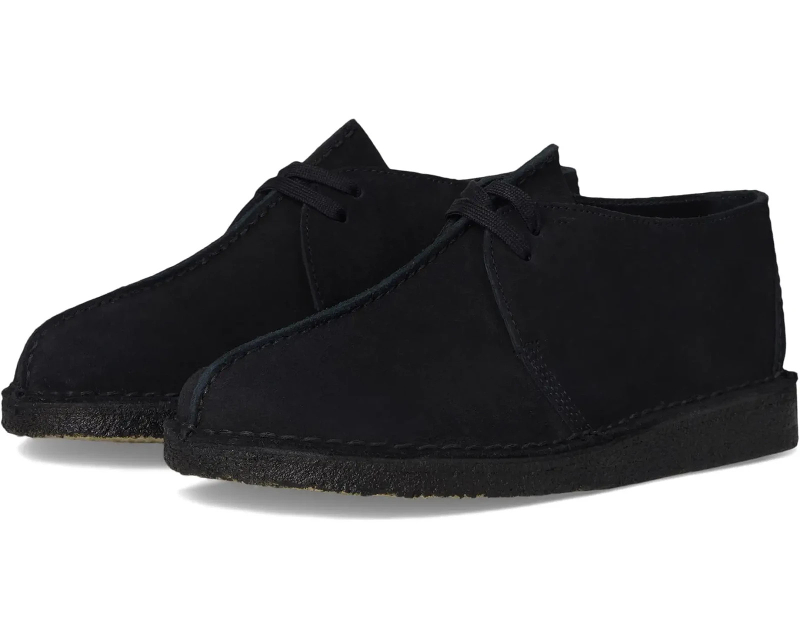 CLARKS ORIGINALS MEN'S DESERT TREK BLACK SUEDE CLARKS ORIGINALS MEN'S DESERT TREK BLACK SUEDE