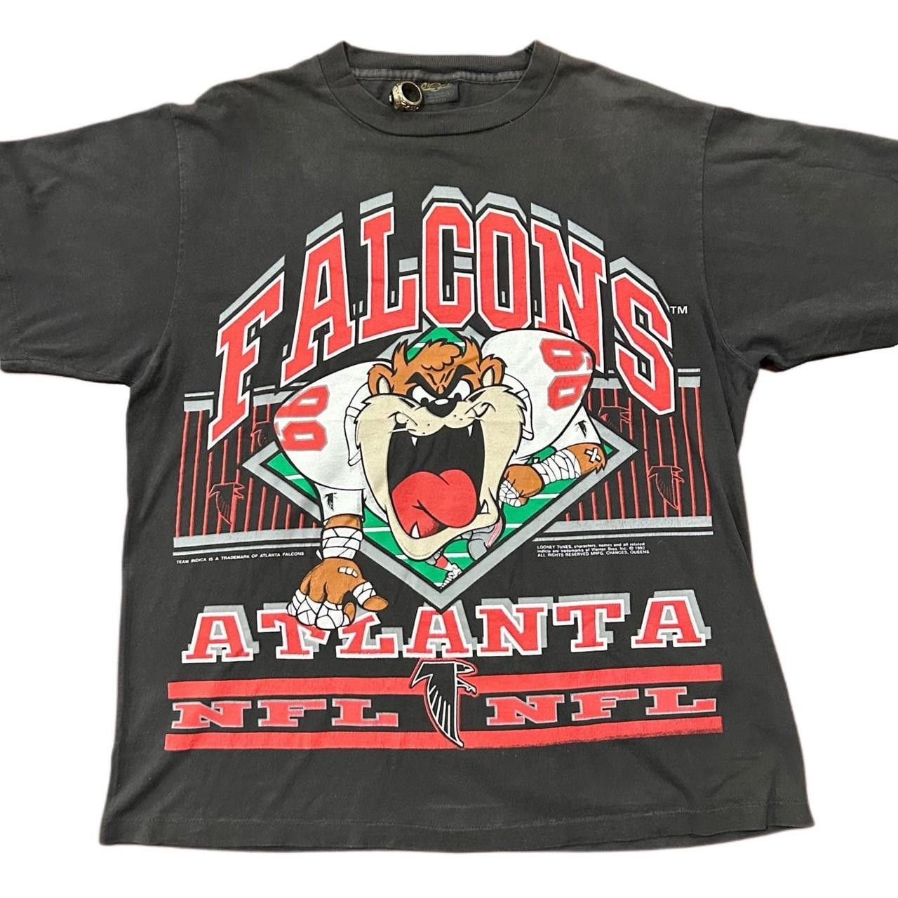 Atlanta Falcons Vintage 1992 Rare Taz Looney Tunes shirt VK15691