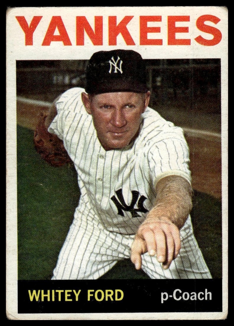 1964 Topps #380 Whitey Ford VG 1964 Topps #380 Whitey Ford VG
