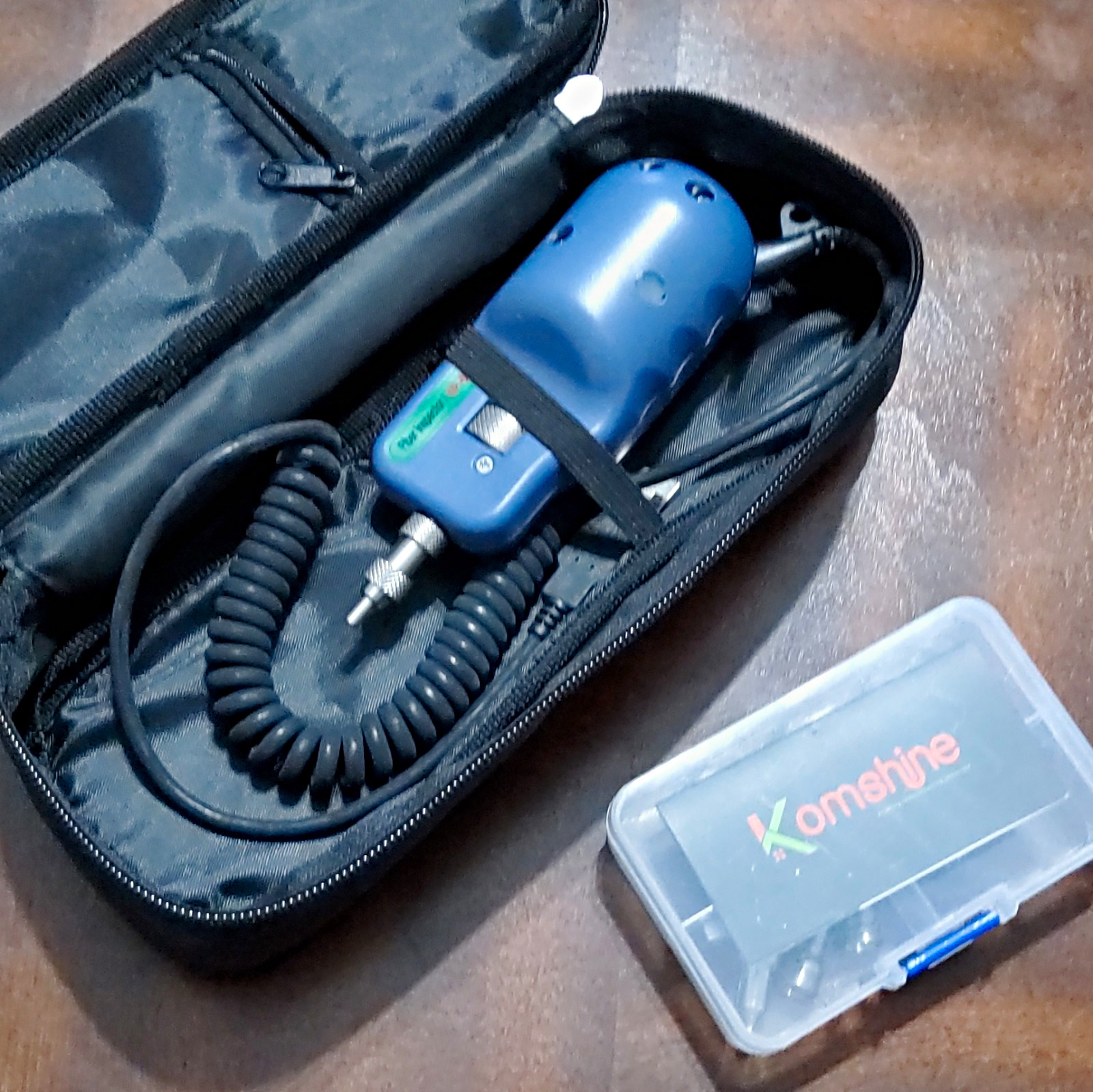 Komshine KIP-600P Fiber Microscope Inspection Kit w/ Case, Coiled Cable, Box Komshine KIP-600P Fiber Microscope Inspection Kit w/ Case, Coiled Cable, Box