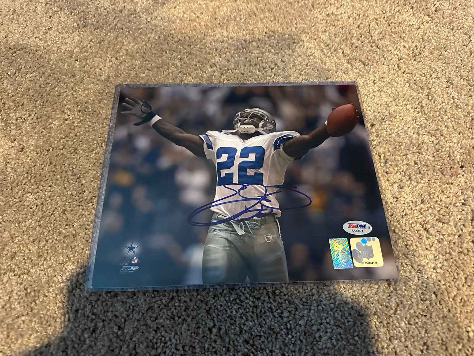 Emmitt Smith Signed Cowboys All-Time Rushing Leader 8x10 Photo PSA Autographed Emmitt Smith Signed Cowboys All-Time Rushing Leader 8x10 Photo PSA Autographed
