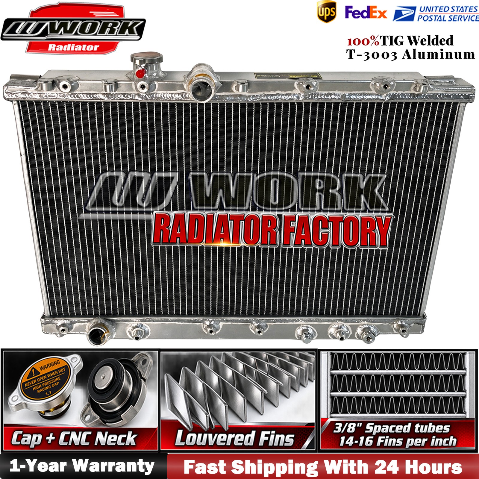 For Toyota Altezza 1998-2006 2005 04 03 02 01 LEXUS IS200 Full Aluminum Radiator