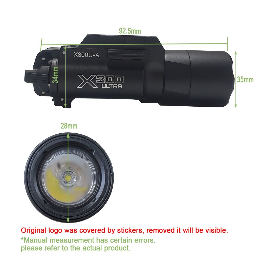 Ultra LED Weapon Light - For X300U-A/X300U-B/X300-B Momentary/Constant Hunting Ultra LED Weapon Light - For X300U-A/X300U-B/X300-B Momentary/Constant Hunting