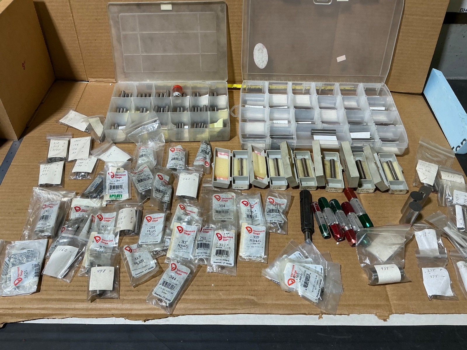 Large LOT Vermont Precision Gage Pins Large LOT Vermont Precision Gage Pins
