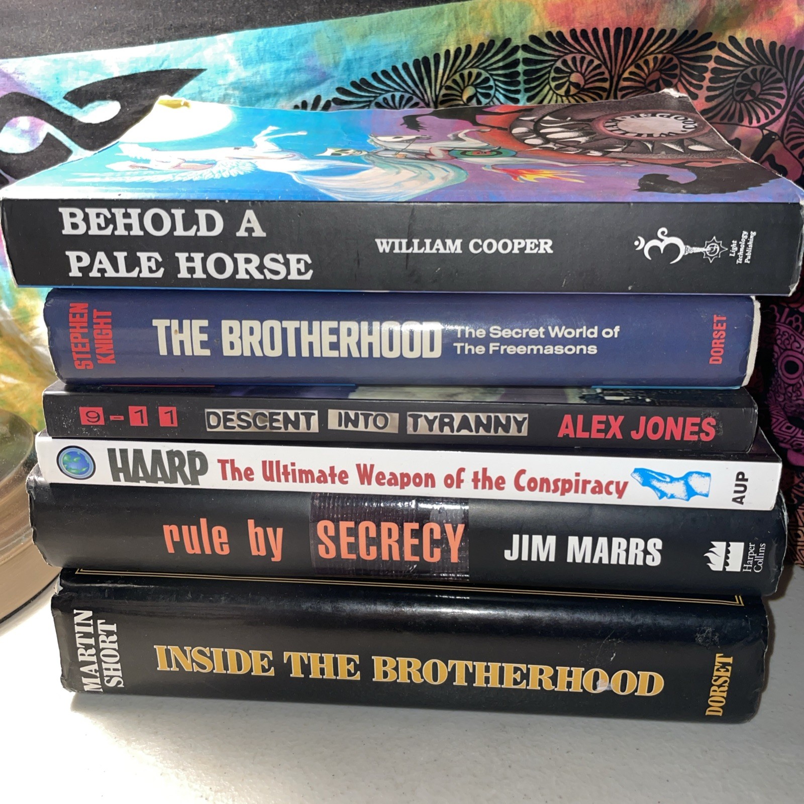CONSPIRACY LOT Behold a Pale Horse UNREVISED William Cooper Jim Marrs Alex Jones