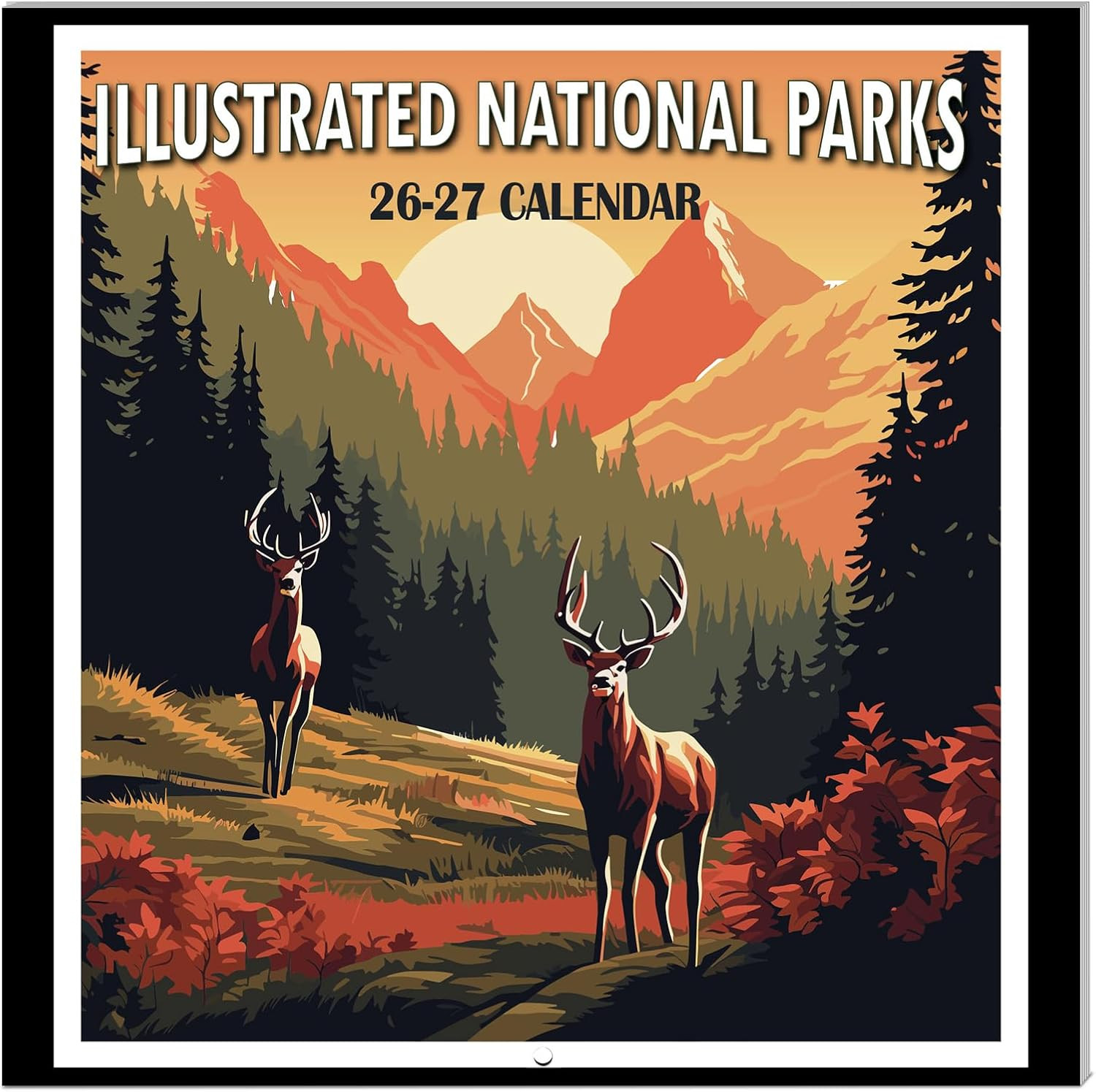2026-2027 Calendar - National Parks 2026-2027 Wall Calendar, 18 Monthly Square C 2026-2027 Calendar - National Parks 2026-2027 Wall Calendar, 18 Monthly Square C